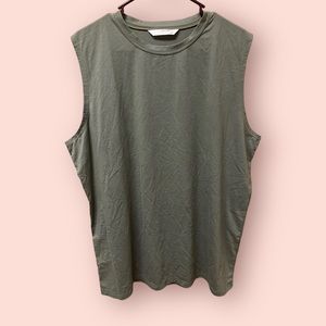 COOFANDY, Muscle Tee, Olive Green, XL, Men's